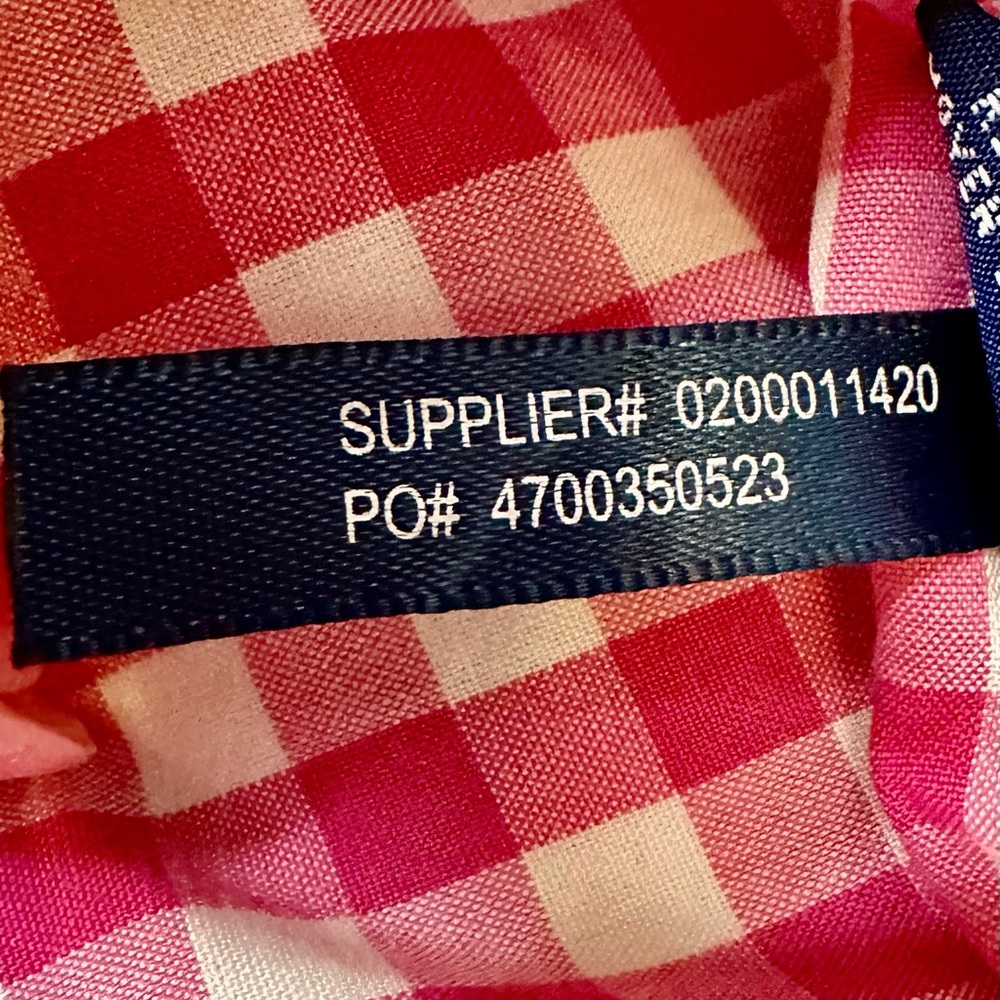 Boy’s Ralph Lauren 100% Cotton Pink & White Check Button Down Shirt Si… - Picture 9 of 9